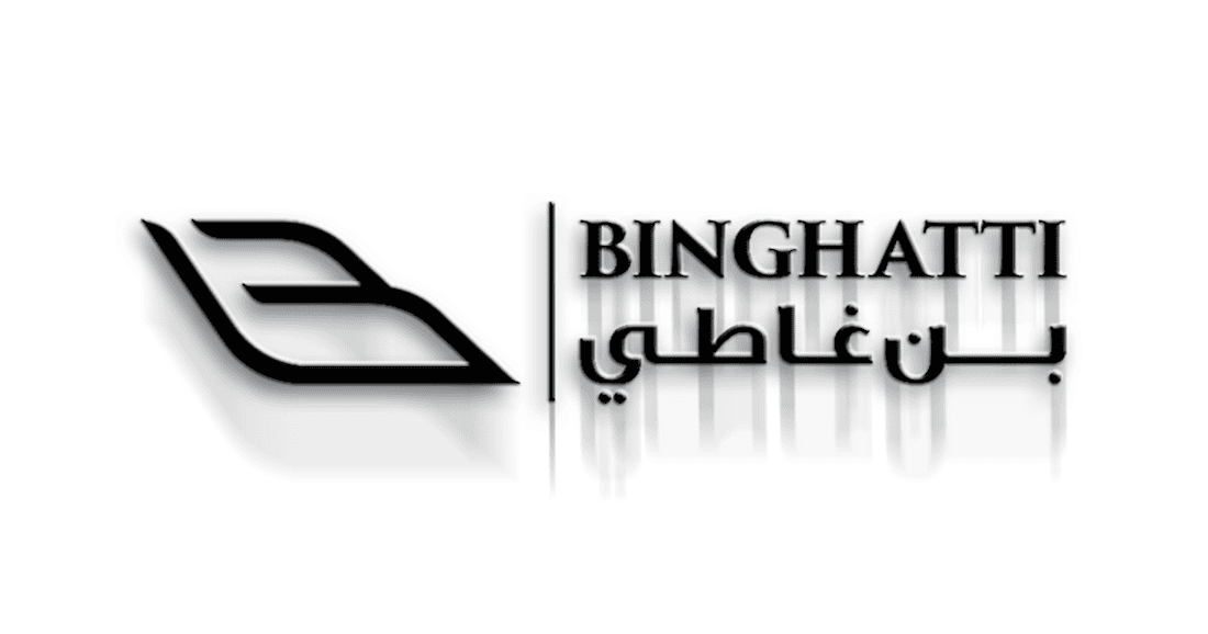 Binghatti Developers logo – Infinity Art & Glass Dubai